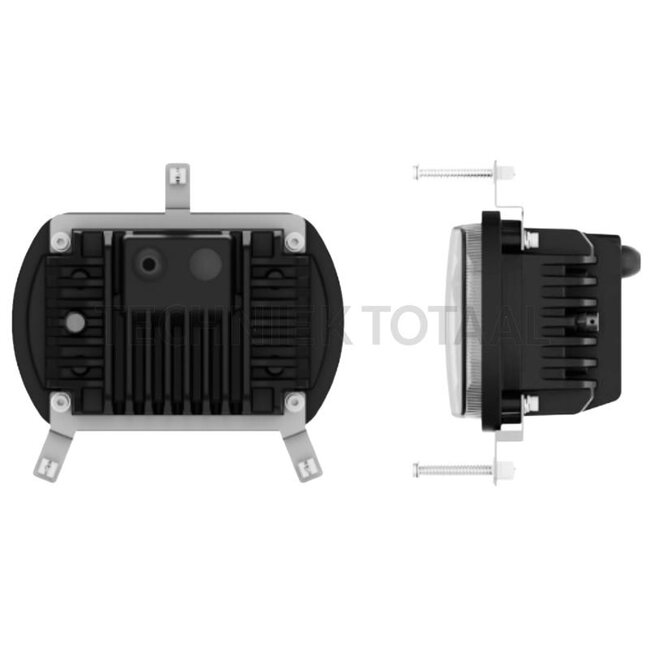 GRANIT Hauptscheinwerfer LED Vierkant 155 x 102 x 80,5 mm, H4, zwei Einbaumöglichkeiten | 1015512, 5186962