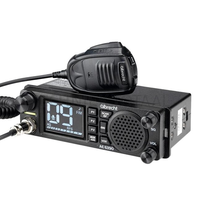 Albrecht AE 6390 CB-Mobilfunkgerät 12 / 24 V, 4 watt AM/FM