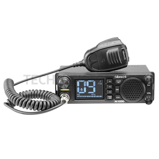 Albrecht AE 6390 CB-Mobilfunkgerät 12 / 24 V, 4 watt AM/FM