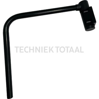 GRANIT Spiegelarm left, rod Ø 20 mm, 260 x 305 mm, hole spacing 40 mm