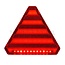 GRANIT LED rear light driehoek 12 / 24 V, 163 x 143 x 75 mm, M6