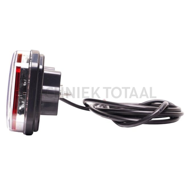 GRANIT LED rear light, left 12 / 24 V, 236 x 104 x 40,5 mm, 7-pin
