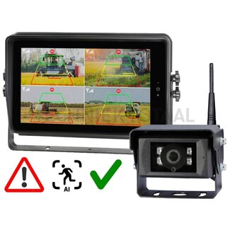 GRANIT Videosysteem persoonsherkenning 10,1 inch, camera met microfoon