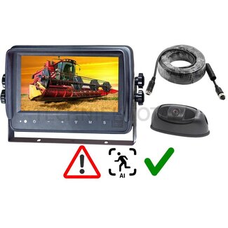 GRANIT Videosystem persoonsherkenning 10,1 Zoll, Kamera 150°, IP69K