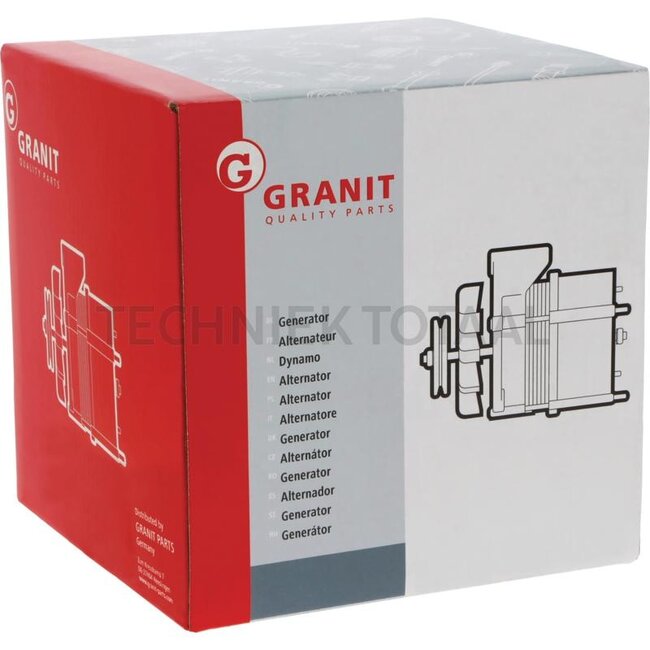 GRANIT Dynamo 14 V, 33 A, flens 73 mm, poelie Ø 82 mm | LS12508, AGN1037E, 9972269, AGN1783E