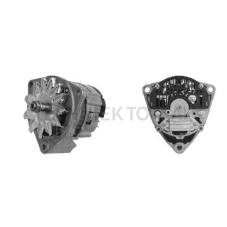 MAHLE Dynamo 14 V, 55 A, flens 80 mm Mercedes Benz Unimog U 100
