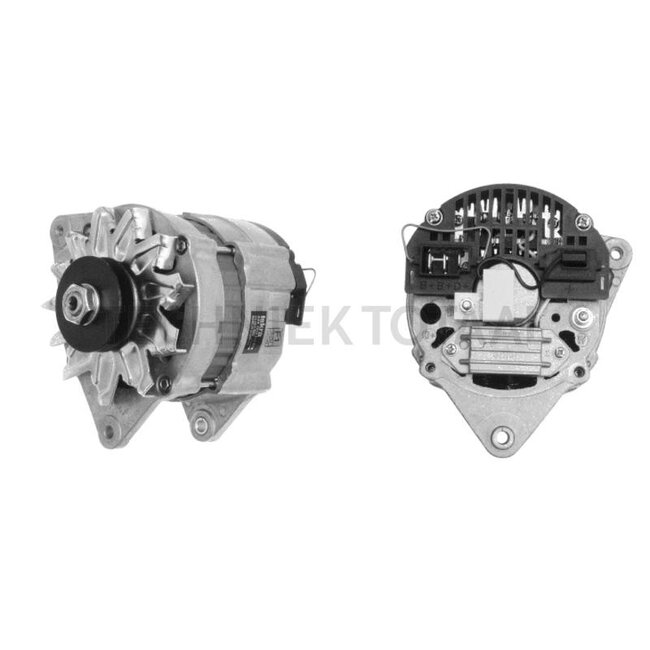 MAHLE Alternator 14 V, 65 A, pulley-Ø 60 mm, flange 82 mm, mounting angle l 60 | MG 222