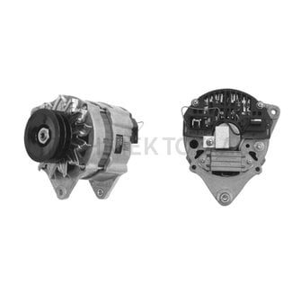 MAHLE Dynamo 14 V, 55 A, poelie-Ø 80 mm, flens 82 mm, inbouwhoek l 60