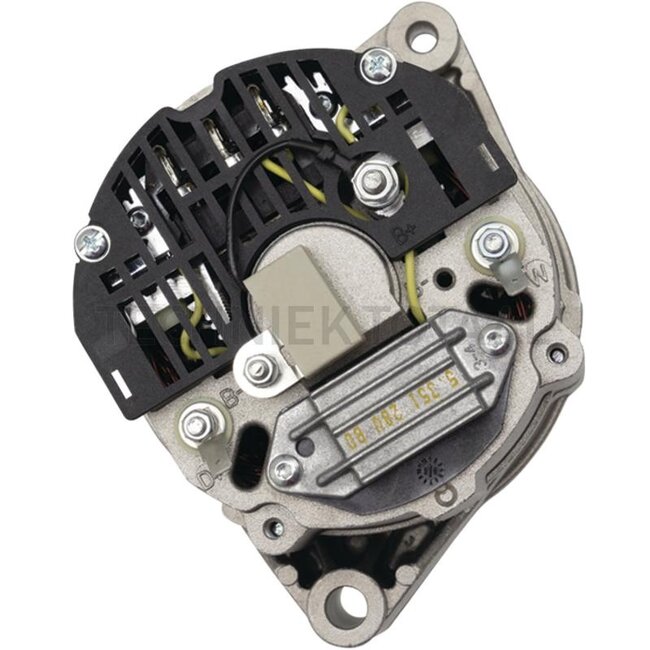 MAHLE Alternator 28 V / 55 A, flange 50,8 mm, form B, pulley-Ø 70 mm | MG 17