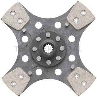 GRANIT Clutch plate 280, 19 x 22 mm, 13 splines, sintered Claas, John Deere