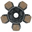 GRANIT Koppelingsplaat 330 45 x 50, 18 splines sinter Fiat, Ford | 333007211, 5165650
