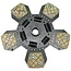 GRANIT Koppelingsplaat 327, 25,8 x 32,1 mm, 10 splines, sinter | AL57415, 333004210, AL61754, DE15738, DE14868