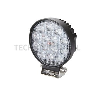 HELLA LED work light flood beam 25 W, 12 / 24 V, 2200 lm, round