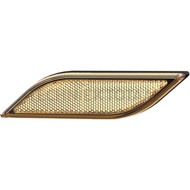 HELLA Reflector orange 161,8 x 40 mm, thickness 12 mm, bonded | 8RA 013 347-031