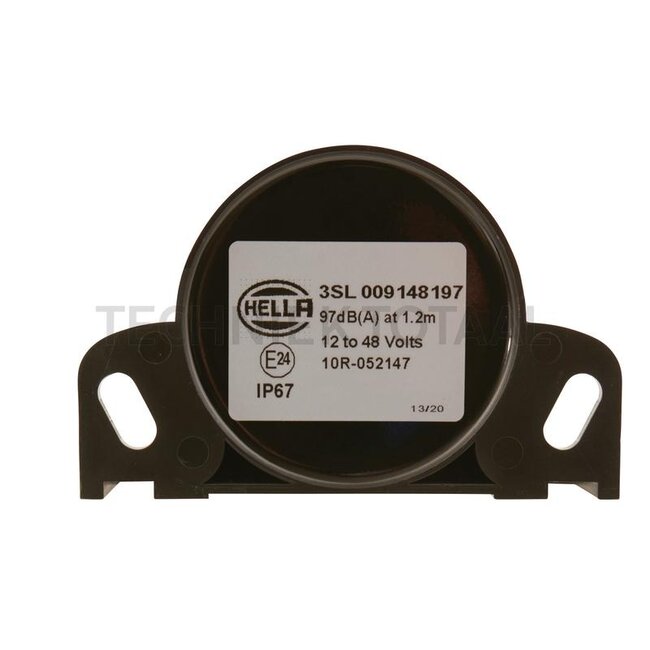 HELLA Rückfahrwarner 12 / 24 / 48 V, 97 dB, 700 - 2800 Hz, Deutsch DT | 3SL 009 148-197