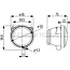 HELLA Work lamp spotlight Module 70, 12/24 V, Ø 85 x 75 mm | 1G0 996 176-031