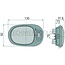 HELLA Interior lights 12 V with switch John Deere 3320 - 8360RT | 2JA 964 916-001, RE195181
