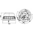 HELLA Rundumleuchte K-LED 2.0 LED grün 12/24 V, Ø 169,3 mm, Anbau | 2XD 011 557-131