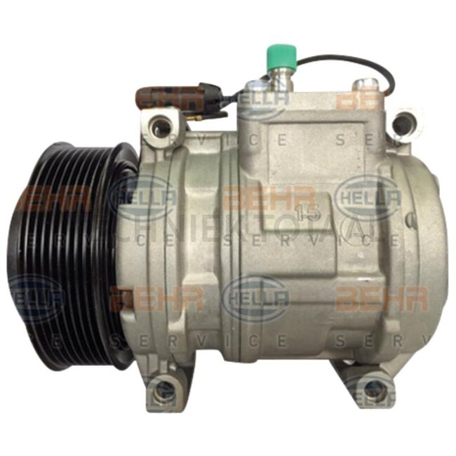 MAHLE Aircon compressor 12 V, Ø 120 mm, 8 grooves, PAG 46 John Deere | 8FK 351 106-571, ACP 739 000S, AL 15 3386, AL 78 779, AL154203