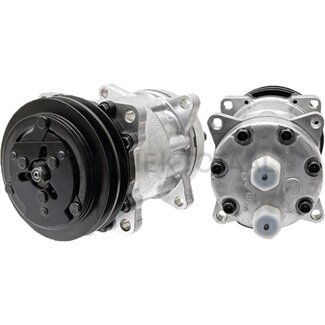 MAHLE Aircon compressor 12 V, R 134a, pulley-Ø 132 mm, 2 grooves, H/TO