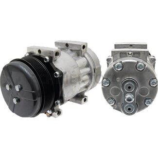 MAHLE Klimakompressor 12 V, Riemenscheibe Ø 119 mm, 6 Nuten, PAD Massey Ferguson
