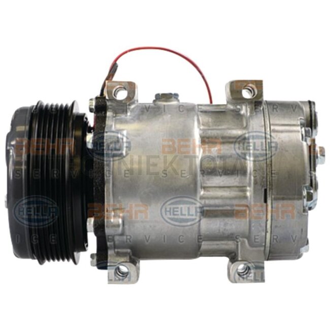 MAHLE Aircocompressor 12 V, poelie Ø 119 mm, 6 groeven, PAD Massey Ferguson | 4281803M1, 8FK 351 128-601, ACP 1047 000S, 8FK 351 128-101, ACP 1047 000P