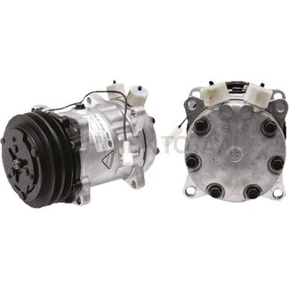 MAHLE Klimakompressor 12 V, Riemenscheibe Ø 132 mm, 2 Nuten, 135 ccm Öl, V/TO
