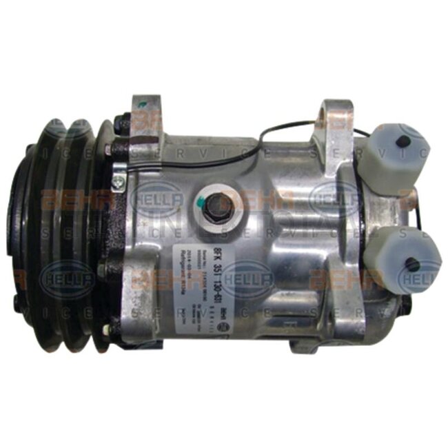MAHLE Klimakompressor 12 V, Riemenscheibe Ø 132 mm, 2 Nuten, 135 ccm Öl, V/TO | 5165549, 5165548, 51219592, ACP 1062 000S, 8FK 351 130-631