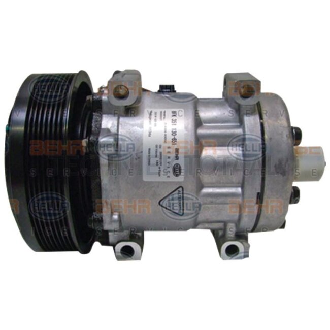 MAHLE Aircocompressor 12 V, Ø 152 mm, 8 groeven, Rotolock | ACP 1066 000S, 8FK 351 130-651, 3 170 08A 3, 317008A2, 47809628