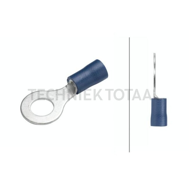 HELLA Oogkabelschoentje blauw 1,5 - 2,5 mm², oog-Ø 6,5 mm M6 | 8KW 044 039-003