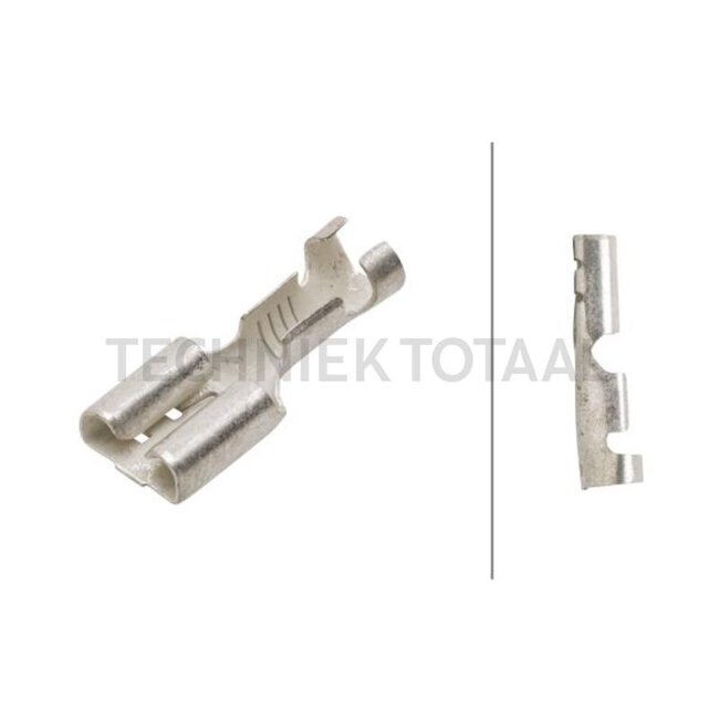 HELLA Verdeelstekkers 6,3 x 0,8 mm, 1,5 - 2,5 mm², met vergrendeling | 8KW 701 235-033, 8KW 701 235-034, A055-002-047