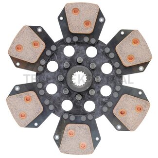 LUK Clutch plate 280UKC 25 x 28 mm, 18 splines, sintered Zetor