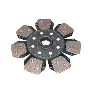 LUK Koppelingsplaat 330UKC 46 x 51 mm, 23 splines, sinter Massey Ferguson