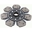 SACHS Mitnehmerscheibe 330, 46,4 x 50,7 mm, 23 Keilnuten sinter Massey Ferguson | 3918835M1, 3383227M1, 3615366M1, 3713903M91