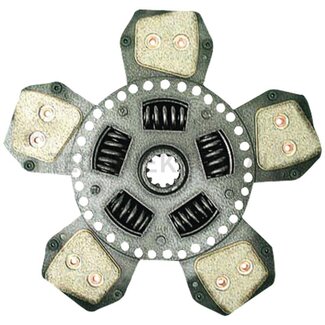 SACHS Clutch plate 295, 23,4 x 28,9 mm, 10 splines sintered Case IH