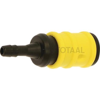 FRÖTEK Kupplung Aquamatik Wasser mit Ventil, Schlauchanschluss 6 mm