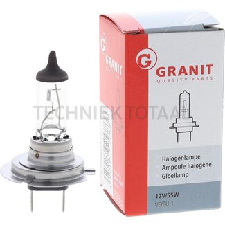 GRANIT Halogen bulb H7 12 V, 55 W, PX26d - 10 pieces