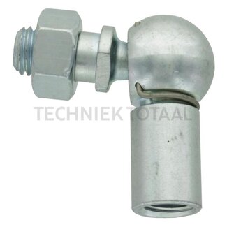 GRANIT Haaks kogelgewricht M12 DIN 71802, Ø D 16 mm, rechtse draad