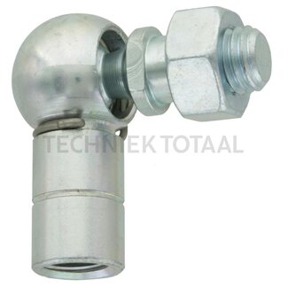 GRANIT Angle joint M12, Ø 16 mm, left-hand thread DIN 71802