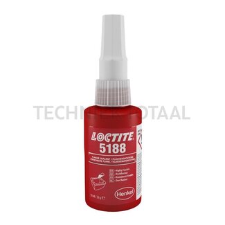 Loctite / Teroson Loctite 5188 vlakkenafdichtingsmiddel rood - 50 ml fles