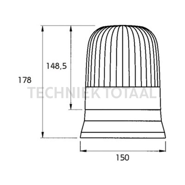 PROPLAST Beacon H3 24 V, 70 W, attachment 3-point mount