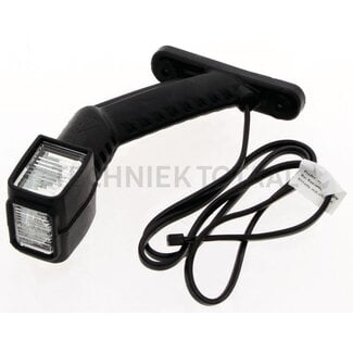 ASPÖCK Breedtelicht Superpoint IV LED rood/wit/oranje 12/24 V rechts, 176 mm
