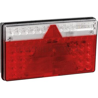 ASPÖCK Heckleuchte Multiled II rechts 240,7 x 140,7 mm, 5-polige Bajonett