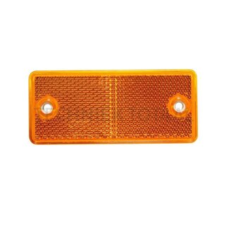 ASPÖCK Reflector rectangular orange 90 x 40 mm, bonded