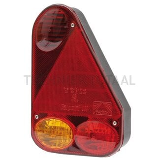 ASPÖCK Achterlicht EARPOINT III gloeilamp 146 x 219 mm, 12 V, rechts