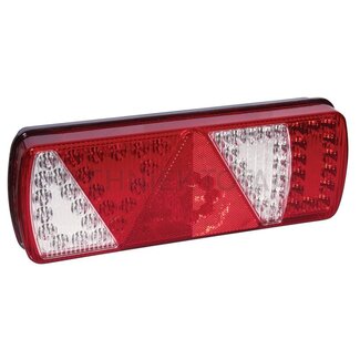 ASPÖCK Rear light Ecoled left 24 V, 350 x 131,8 x 71 mm, ASS2 7-pin