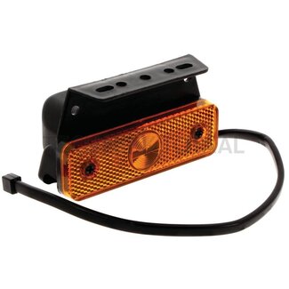 ASPÖCK Seitenmarkierungsleuchte Flatpoint I LED orange 12 V, 96 x 31/57 x 67 mm