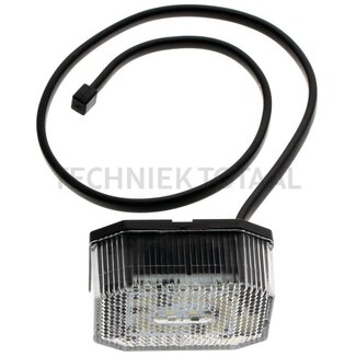 ASPÖCK Position light Flexipoint I LED white, 12 / 24 V, 44 x 65 x 28 mm