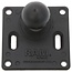 RAM MOUNTS VESA-basisplaat C-kogel Ø 38,1 mm, gatafstand 75 x 75 mm | RAM-2461U