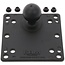 RAM MOUNTS VESA base plate C-ball Ø 38,1 mm, hole spacing 75 x 75, 100 x 100 mm | RAM-246U